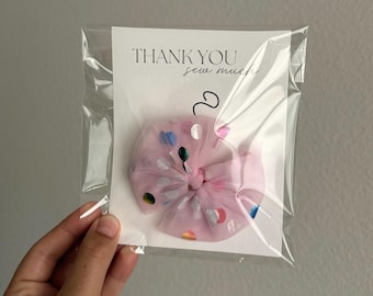 Confetti Tulle Hair Bow for Girls, Babies, and Toddlers