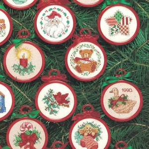 Christmas Jar Ornaments Counted Cross Stitch Kit – Stitch 'N Frame