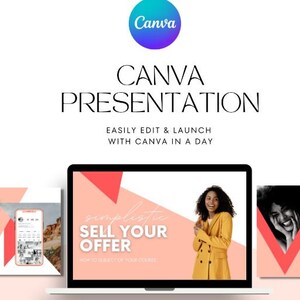 Canva Webinar Slide Deck | Course Creator Template | Powerpoint Presentation Template | Masterclass Template | Pitch Deck Presentation