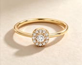 14K Solid Gold Skinny Ring โ photo 3