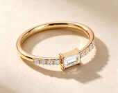 14K Solid Gold Dainty Ring — photo 2