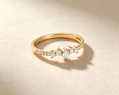 14K Solid Gold Skinny Ring — photo 2
