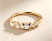 14K Solid Gold Skinny Ring — photo 1