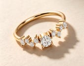 14K Solid Gold Skinny Ring — photo 3
