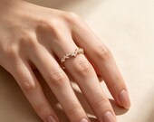 14K Solid Gold Crown Wedding Ring โ photo 3