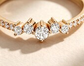 14K Solid Gold Skinny Ring — photo 5