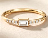 14K Solid Gold Dainty Ring — photo 3