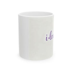 Self Love Mug i-love-me Affirmation Coffee Cup, Minimal Ceramic Gift for Mindful Mornings image 3