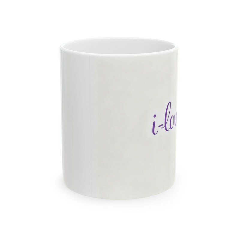 Self Love Mug i-love-me Affirmation Coffee Cup, Minimal Ceramic Gift for Mindful Mornings image 3