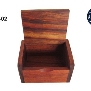 NEW Flip-Top Hawaiian Koa Wood Keepsake 2.375" Box ~ Handcrafted in Hawaii USA