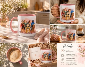 Diverse Latina Coffee Mug, Unique Gifts