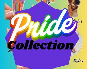 Pride Month Sticker Collection | LGBTQ+ Vinyl Stickers