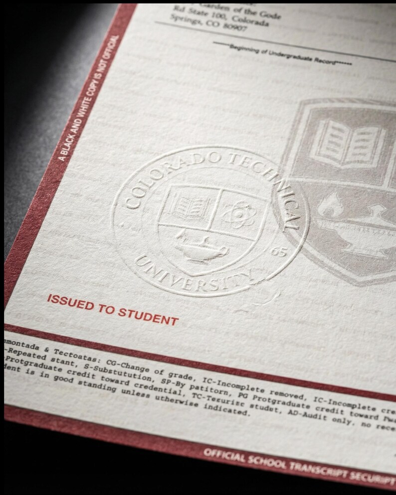 Transcript Border Editable University Transcript Template, College Academic Record ...