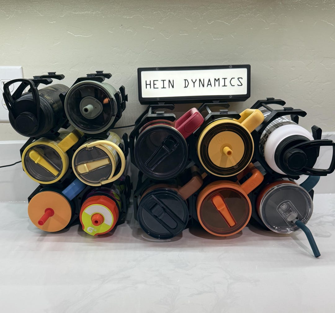 Tums Counter Rack Modular Tumbler Organizer | Expandable Cup Rack for Cabinets - Etsy