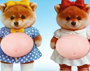3D Squeeze Bauchkatze Aufkleber, Kawaii Orange Tabby Wohnkultur, Stressabbau Spielzeug