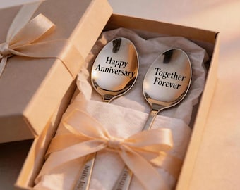 Personalized Engraved Spoon Custom Teaspoons and TableSpoons The Best Gift for Him/Her Gifts for Coffee and Ice Cream Lovers Custom Text