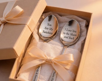 Ice cream scoop Mother's Day Father's Day Valentine's Day For Girlfriend Boyfriend Engraved Spoon Coffee spoon Birthday Anniversary Gift