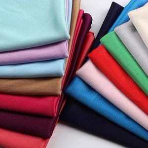 Stretch Knit Lining Fabric Soft Polyester Jersey Fabric Lightweight Breathable Sewing Material for Dress Skirt Garment Lining