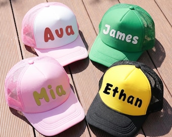 Personalized Foam Mesh Cap, Custom Team Name Hat, 3D Puff Print Trucker Hat