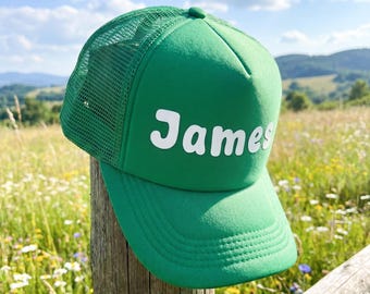 Personalized Foam Puff Cap, Custom 3D Puff Print Trucker Hat, Team Name Hats