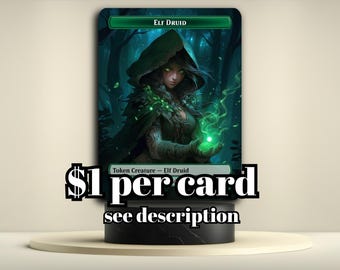 Elf Druid Token