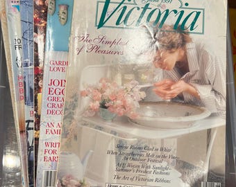 美品　洋雑誌　Victoria 1993,2-12 11冊 Vintage Victoria Magazine Lot 1990 Nov., Dec. & BLISS 1998