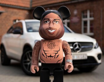 Personalized | Custom Bearbrick 1000% (70cm) by Annatar | Luxury gift for him | Home Decor |  Sculpture | Wedding gift