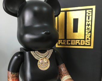Personalized | custom Bearbrick 1000% 70cm by Annatar | Luxury gift for him Home Decor Sculpture Wedding gift