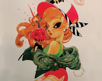 Sweet Threat | Art Print 26x26cm | original artist artwork poster illustration pop asian art street art