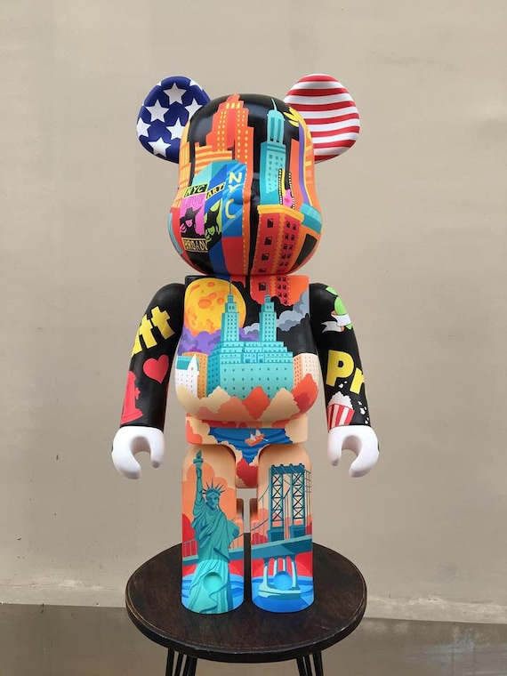 Custom Bearbrick 1000% by Annatar NYC Luxury Designer | Etsy
