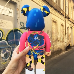 Custom Bearbrick 400% 28cm by Annatar Streetwear Luxury Designer toy Japan image 6