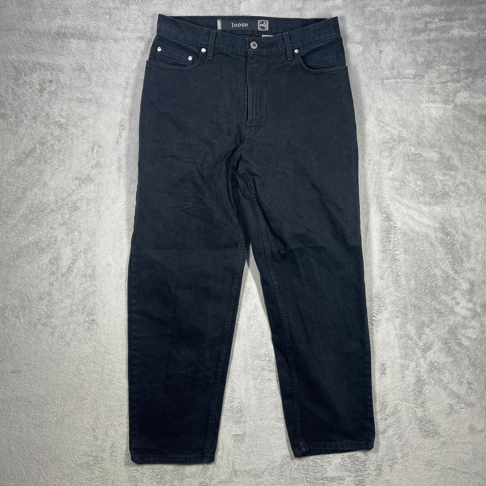 【90s USA製】Levi’s SilverTab LOOSE 黒 W35 Levis Silvertab Baggy Black - Etsy