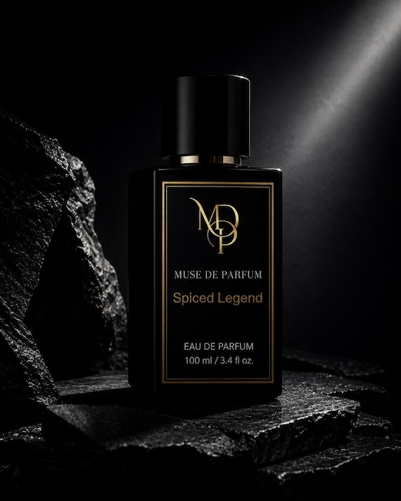 Spiced Legend by Muse de Parfum | Spicy Citrus Woody Eau de Parfum | Bold Elixir-Style Men's Fragrance | 100ml EDP + 10ml Roll-On