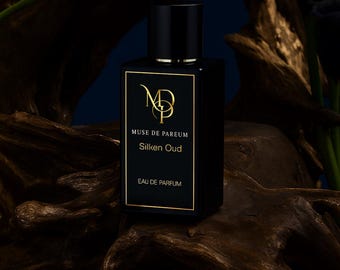 Silken Oud – Muse de Parfum / Perfume de lujo Floral Oud / Fragancia unisex Oud / Aroma elegante y duradero de Oud