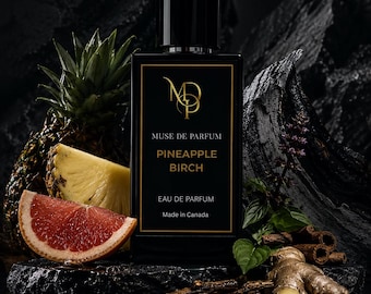 Pineapple Birch Eau de Parfum Unisex by MDP | Fruity Woody Smoky Fragrance | Niche Inspired by Aventus style| 100ml EDP + 10ml Roll-On