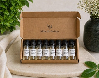 Perfume Discovery Set – Choose Any 8 Scents | 5ml Bottles | Luxury Designer-Inspired EDP | Try Before You Buy | Muse de Parfum Gift Set