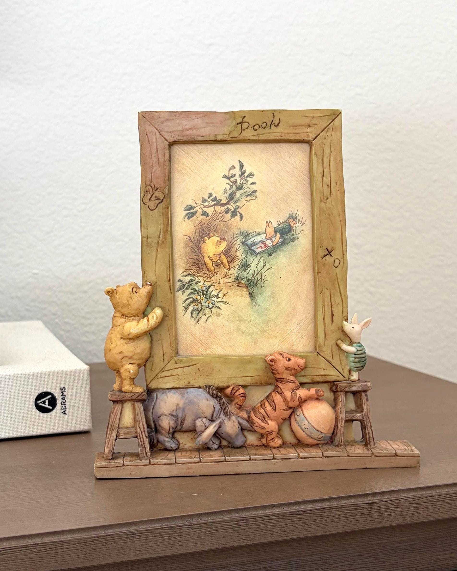 Winnie the Pooh Picture Frame Vintage - Etsy