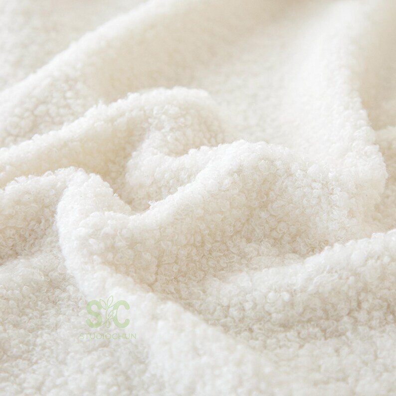 Teddy Fleece Bankhoes, Bouclé Stretch Sofa Slipcover, Pluizige Winter Meubelbeschermer, Gezellige Chique Woonkamer afbeelding 9
