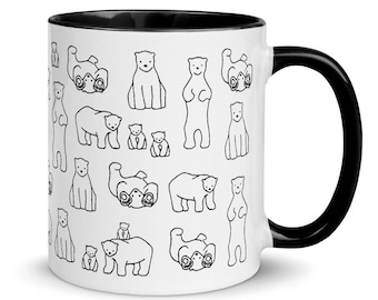 Taza de oso polar / Regalos de oso polar / Taza de café de oso polar / Amantes del oso polar / Taza ártica