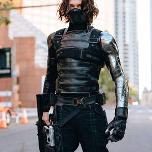 Captain America The Winter Soldier Bucky Barnes Leather Jacket