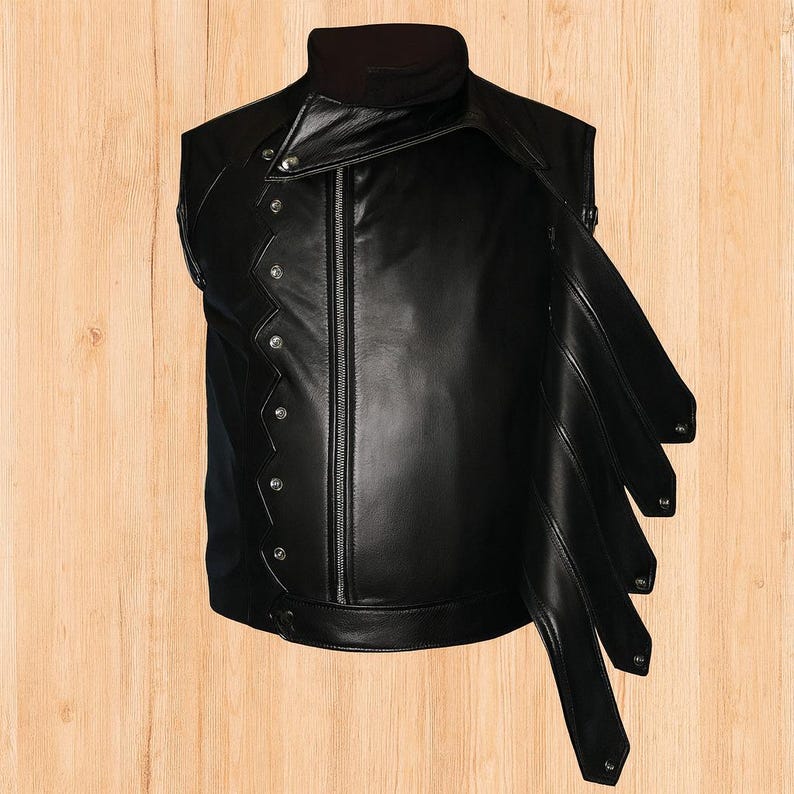 Winter Soldier Jacket Bucky Barnes Cosplay | Captain America Leather Jacket | Movie Quality - Screen