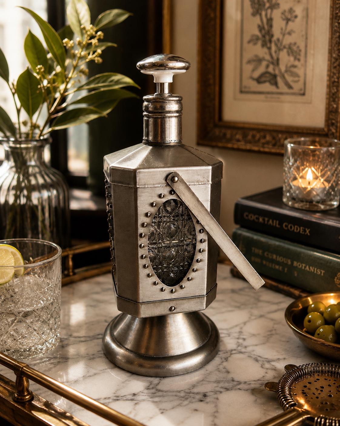 Vintage Liquor Bottle With Music Box - Etsy