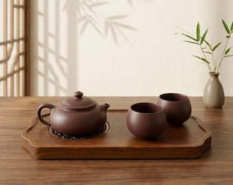 ヴィンテージ常滑焼茶器セット：朱泥赤土急須、湯呑 - Etsy 日本