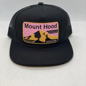 Mount Hood Oregon Patch Embroidered Iron On Sew On Mountain Hiking Travel Patch