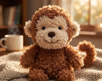 Jellycat Little Monkey - Perfect Gift for Her, Home Decor & Collectible and a Wonderful Anniversary Present