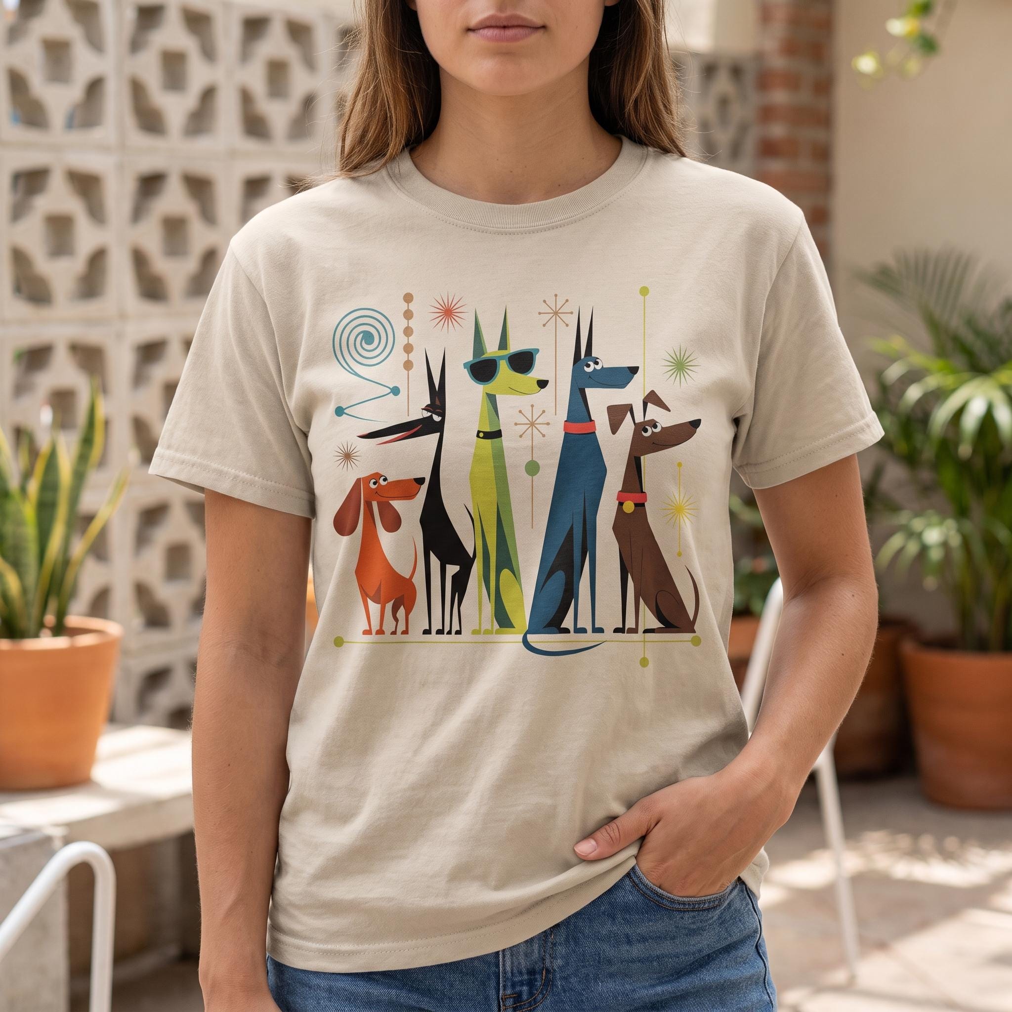 Mid Century Tshirt - Etsy