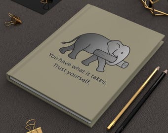 Elephant Journal, Hardcover Notebook