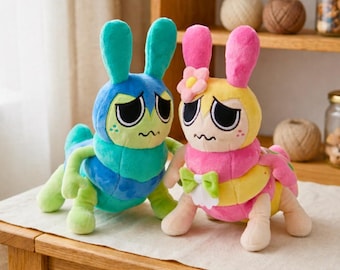 Adorable peluche de gusano de Squirm Dandy's World
