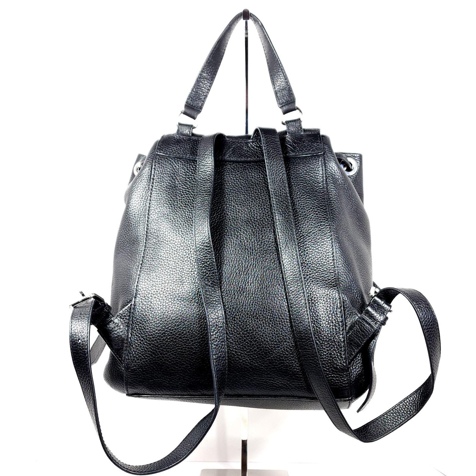 Michael Kors Backpack Daypack Riley Pebbled Leather Black‎ Women\'s Studded Michael Kors Backpack Daypack Riley Pebbled Leather Black  main image 3
