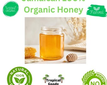 Miel jamaicana 100% orgánica